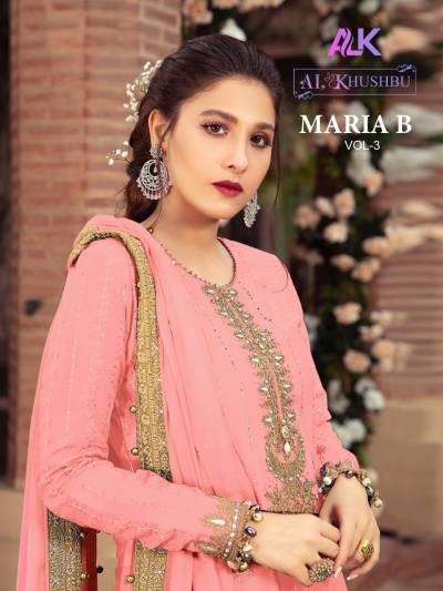Maria B Vol 3 142 Colors By Al Khushbu Pakistani Georgette Suits